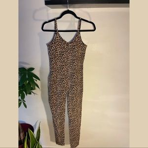American Apparel cheetah spandex romper.  Size M.  Tags removed but never worn.